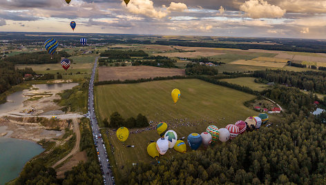 Klaipėdoje surengtas Lietuvos karšto oro balionų čempionatas