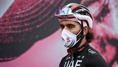 Fernando Gaviria dalyvavo &bdquo;Giro d'Italia&ldquo; lenktynėse, kai sužinojo apie užsikrėtimą antrą sykį.