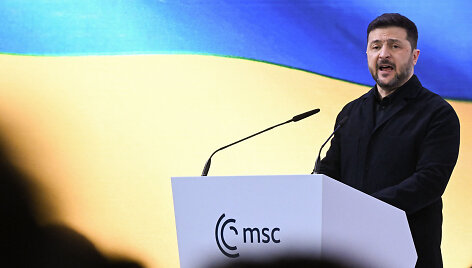 Volodymyras Zelenskis / THOMAS KIENZLE / AFP
