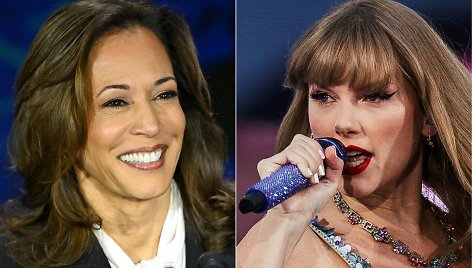 Kamala Harris ir Taylor Swift