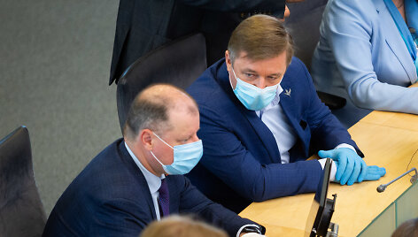 Saulius Skvernelis ir Ramūnas Karbauskis