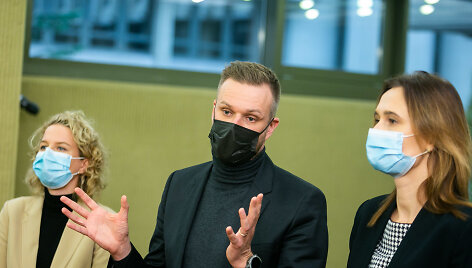 Au&scaron;rinė Armonaitė, Gabrielius Landsbergis, Viktorija Čmilytė-Nielsen