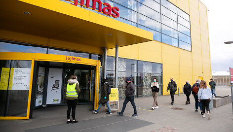 Karantino metu vėl pradėjo dirbti &bdquo;Ikea&ldquo; parduotuvė