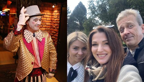Mimai Rita ir Marius Sekmokai ir laidos &bdquo;Pasaulis pagal moteris&ldquo; vedėja