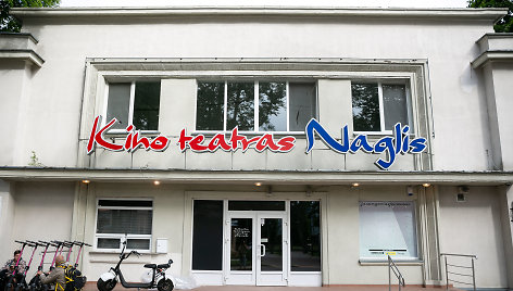 Renovacijai uždarytas kino teatras „Naglis“ Palangoje