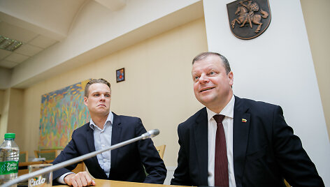 Gabrielius Landsbergis ir Saulius Skvernelis