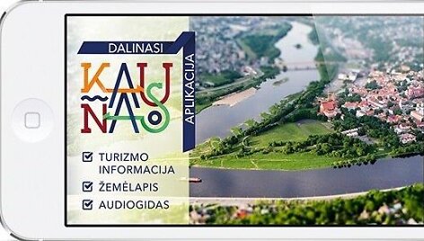 Nuo &scaron;iol užsienio turistai, svečiai i&scaron; kitų Lietuvos miestų bei kauniečiai su Kauno miestu galės susipažinti ir i&scaron;maniesiems telefonams skirtoje programėlėje &bdquo;Kaunas&ldquo;.