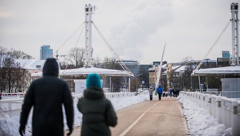 Sekmadienio rytas sostinės gatvėse