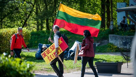 Vingio parke vyko &bdquo;Didysis &scaron;eimos gynimo mar&scaron;as&ldquo;
