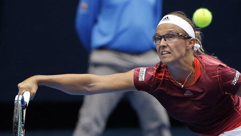 Garbine Muguruza prie&scaron; Kirsten Flipkens