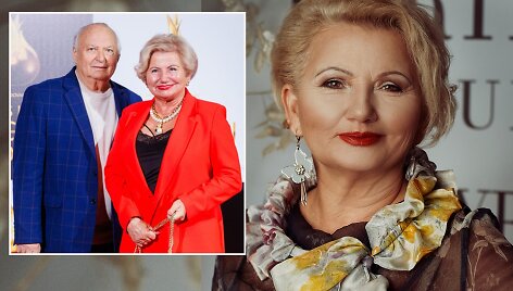 Joana Barta&scaron;kienė su vyru Albinu Barta&scaron;ka