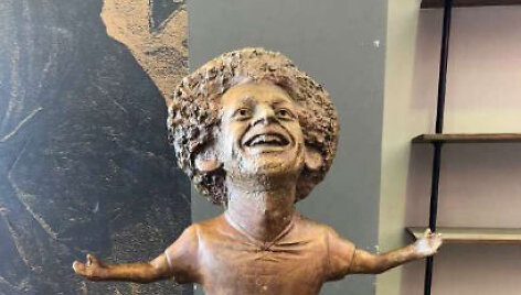 Mohamedo Salah skulptūra 