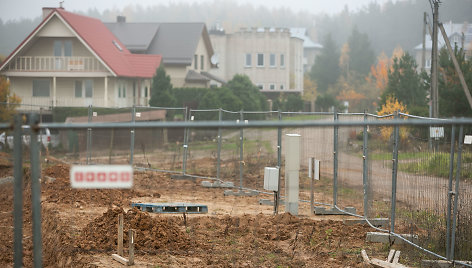 Sandėlių statybų darbai Šalnų gatvėje Avižieniuose