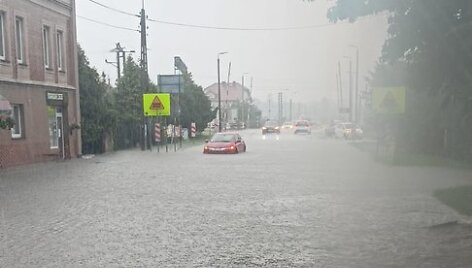 Užtvindyta Racibužo gatvė