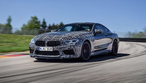 Naujieji BMW M8 turės naują stabdžių reguliavimo funkciją