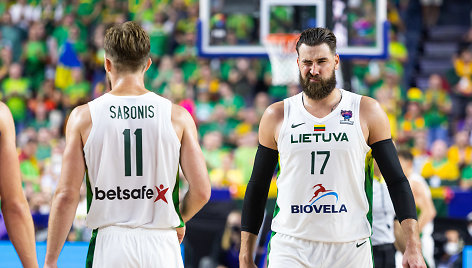 Domantas Sabonis ir Jonas Valančiūnas