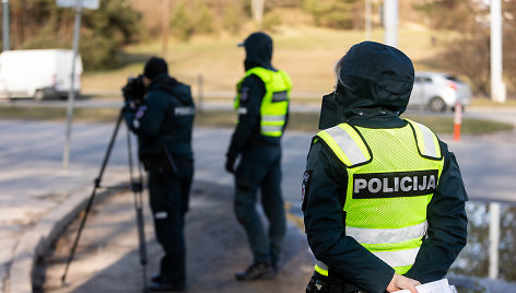 Kelių policijos vykdoma greičio kontrolė