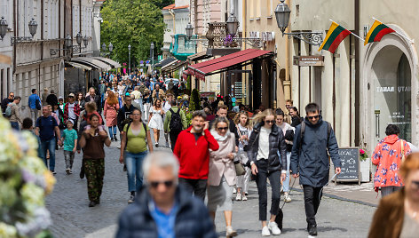 Saulėta Tėvo dienos popietė Vilniuje