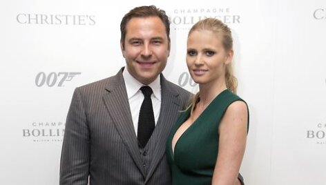 Manekenė Lara Stone su vyru Davidu Walliamsu
