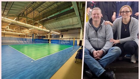 Lijana Galdikienė ir Kęstutis Galdikas tikisi sujudinti Vilniaus tinklinį &ndash; &scaron;į mėnesį duris atvėrė Savanorių sporto arena.