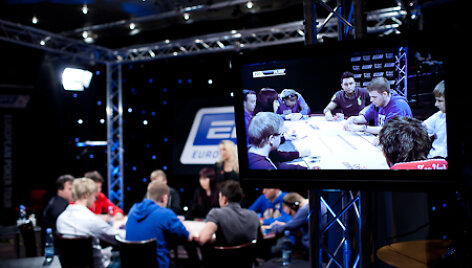 EPT finalinio turnyro akimirka