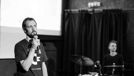 Kino festivalio &bdquo;Pirmoji banga&ldquo; sumanytojas Aleksas Gilaitis
