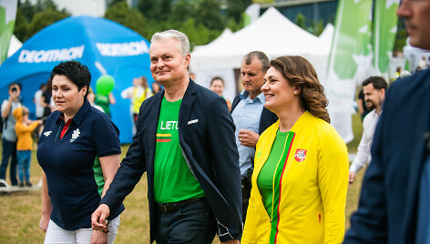 Prezidentas Gitanas Nausėda įžiebė simbolinę olimpinę ugnį
