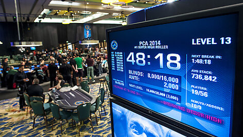 &bdquo;PokerStars.net Karibų nuotykio&ldquo; turnyro laikrodis