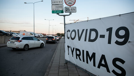 Mobilusis Covid-19 testavimo punktas Vilniuje