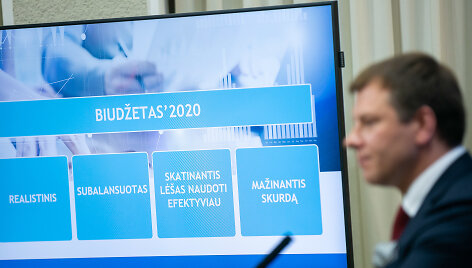 Vyriausybėje pristatytas kitų metų valstybės biudžeto projektas