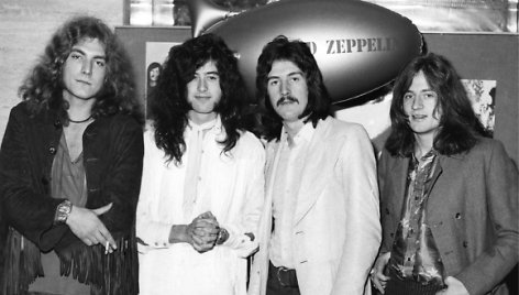 „Led Zeppelin“ 1969-aisiais: (iš kairės) Robertas Plantas, Jimmy Page'as, Johnas Bonhamas ir Johnas Paulas Jonesas