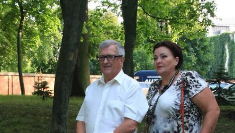 Klaipėdos tarybos narys Vladimiras Vlasovas su žmona Irina