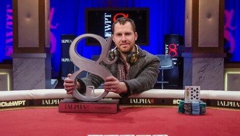 Danielis Catesas laimėjo WPT &bdquo;Alpha8&ldquo; turnyrą