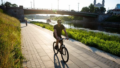 Neries pakrantės dviračių takas