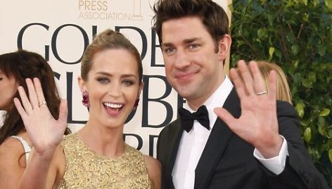 Emily Blunt ir Johnas Krasinskis