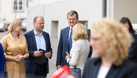 Aušrinė Norkienė, Saulius Skvernelis, Gintautas Paluckas, Rita Tamašūnienė