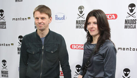 Rolandas Kazlas su žmona Sigita