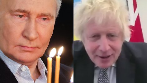 Vladimiras Putinas ir Borisas Johnsonas