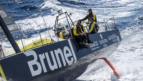 Rokas Milevičius ir „Brunel“ komanda „Volvo Ocean Race“ lenktynėse