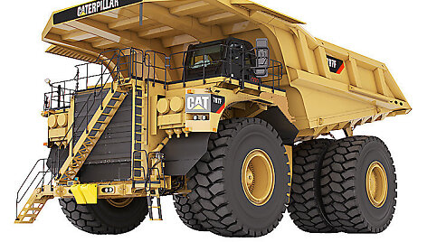 Caterpillar 797F &ndash; didžiausias &scaron;io gamintojo sunkvežimis. (Caterpillar nuotrauka)