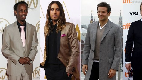 Barkhadas Abdi, Jaredas Leto, Bradley Cooperis, Michaelas Fassbenderis ir Jonah Hillas