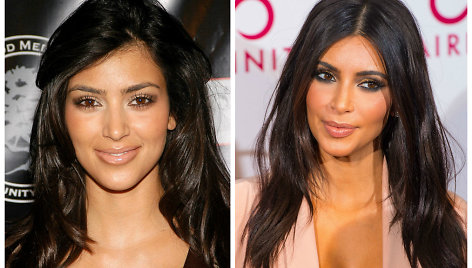 Kim Kardashian 2006 ir 2014 metais