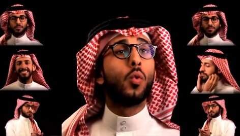 Internete plinta Saudo Arabijoje galiojantį draudimą moterims vairuoti pa&scaron;iepiantis vaizdo klipas.