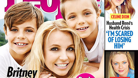 Britney Spears su sūnumis Seanu Prestonu ir Jaydenu Jamesu