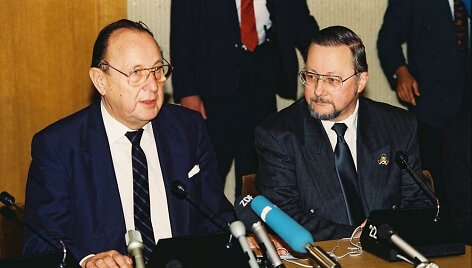 Hansas Dietrichas Genscheris ir Vytautas Landsbergis