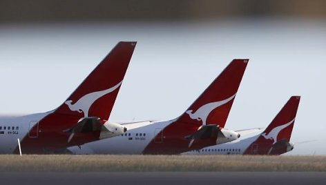 Bendrovės „Qantas“ lėktuvai