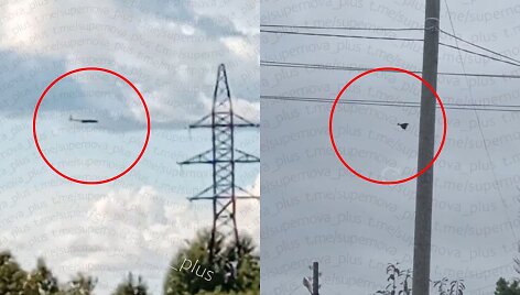 Dronai prie Plesecko kosmodromo Rusijoje