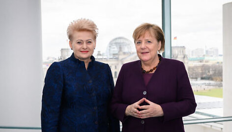 Dalia Grybauskaitė ir Angela Merkel