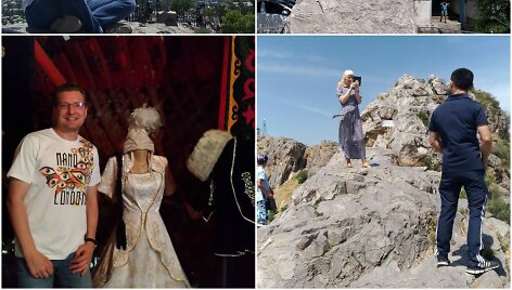 Net ir vie&scaron;ėdamas darbo reikalais Dainius Radzevičius Kirgizstane turėjo progų pasijusti turistu
