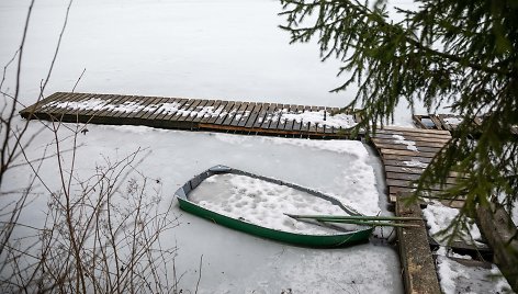 Ledo sukaustytas Balsio ežeras